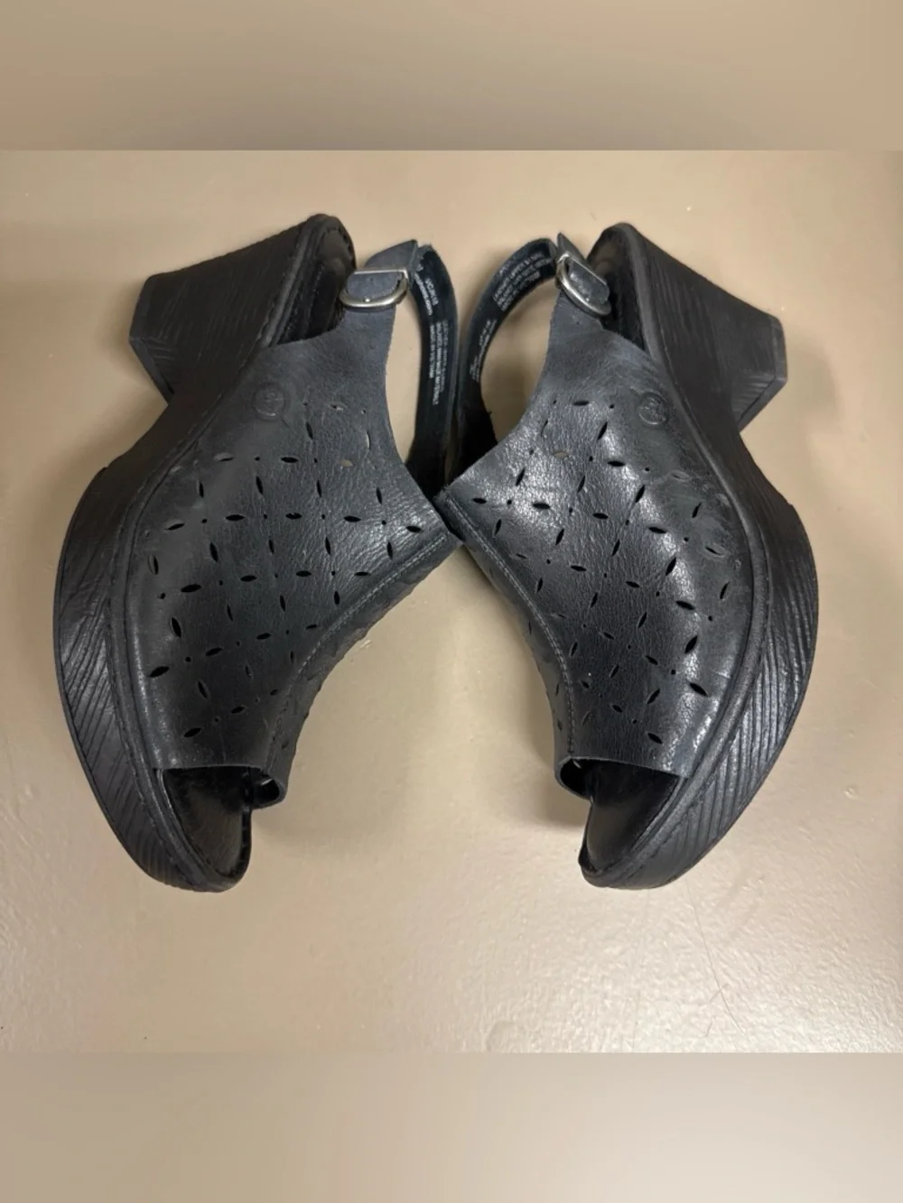 Born black leather
